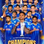 भारत ने रचा इतिहास, डिफेंड कर लिया टी20 वर्ल्ड कप का खिताब, तीसरी बार अपने नाम की ट्रॉफी….