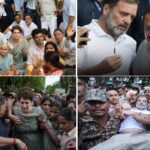 पीएम आवास के बाहर कांग्रेस का धरना खत्म,प्रदर्शनकारी हटाए गए,हिरासत में लिए गए राहुल,प्रियंका-अखिलेश…