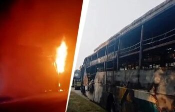 bus fire